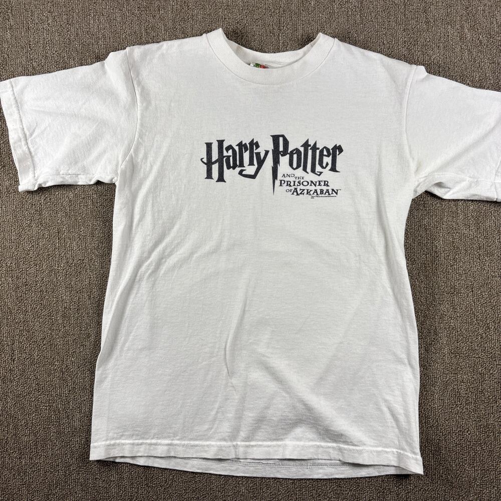 Vintage Harry Potter Prisoner Of Azkaban T-shirt Youth Large White
